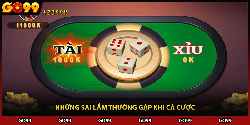 Những sai lầm thường gặp khi cá cược